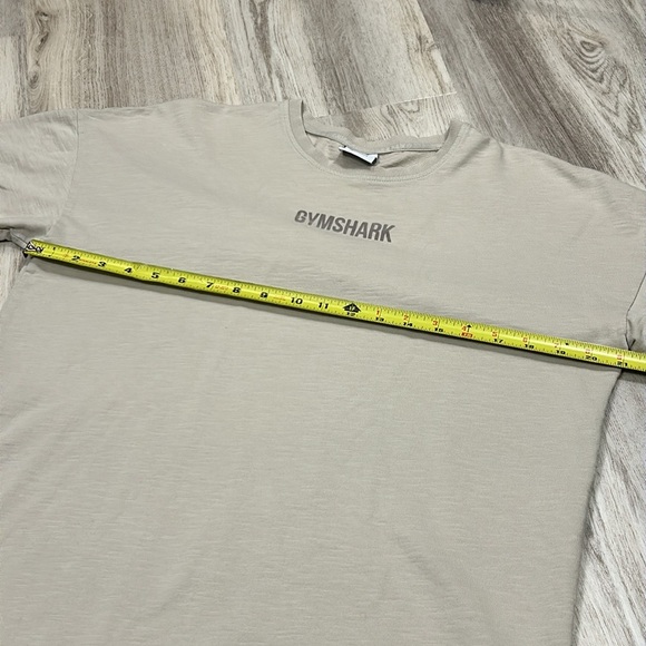 Gymshark Men’s Restore Cotton T-Shirt Desert Beige Drawstring Waist Short Sleeve - Picture 7 of 10